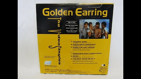 Golden Earring - When The Lady Smiles - Uncut - Music Video - 1984 Laserdisc - HD