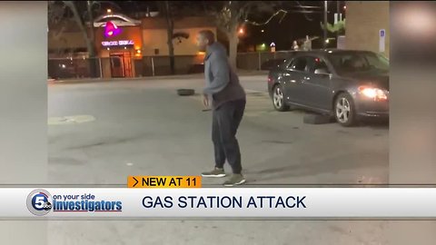 Fight over hot dog leads to wild brawl caught on video at Akron gas station