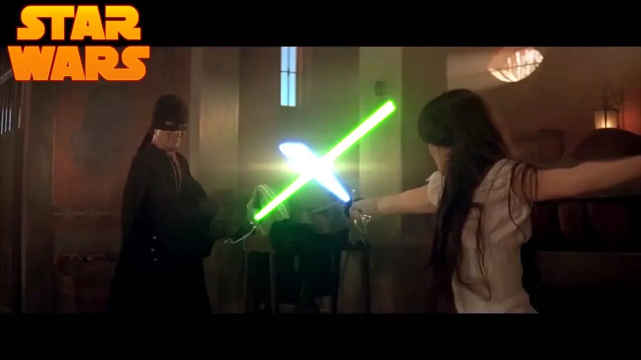 Zorro with lightsabers