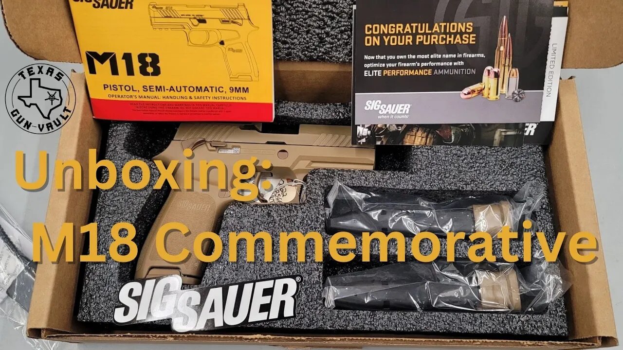 Unboxing: Sig Sauer M18 Commemorative