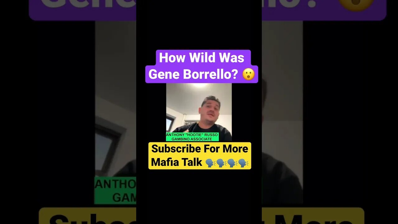 How Wild Was Gene Borrello? 😮 #gambino #bonanno #geneborrello #anthonyhootierusso #johnalite #mob