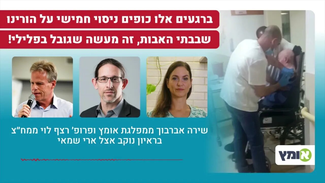 שירה אברבוך ממפלגת אומץ - כופים על ההורים שלנו בבתי האבות חיסון חמישי - זה גובל בפלילי