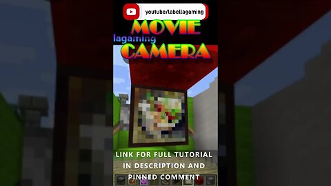 Movie Camera With Green Screen | Minecraft