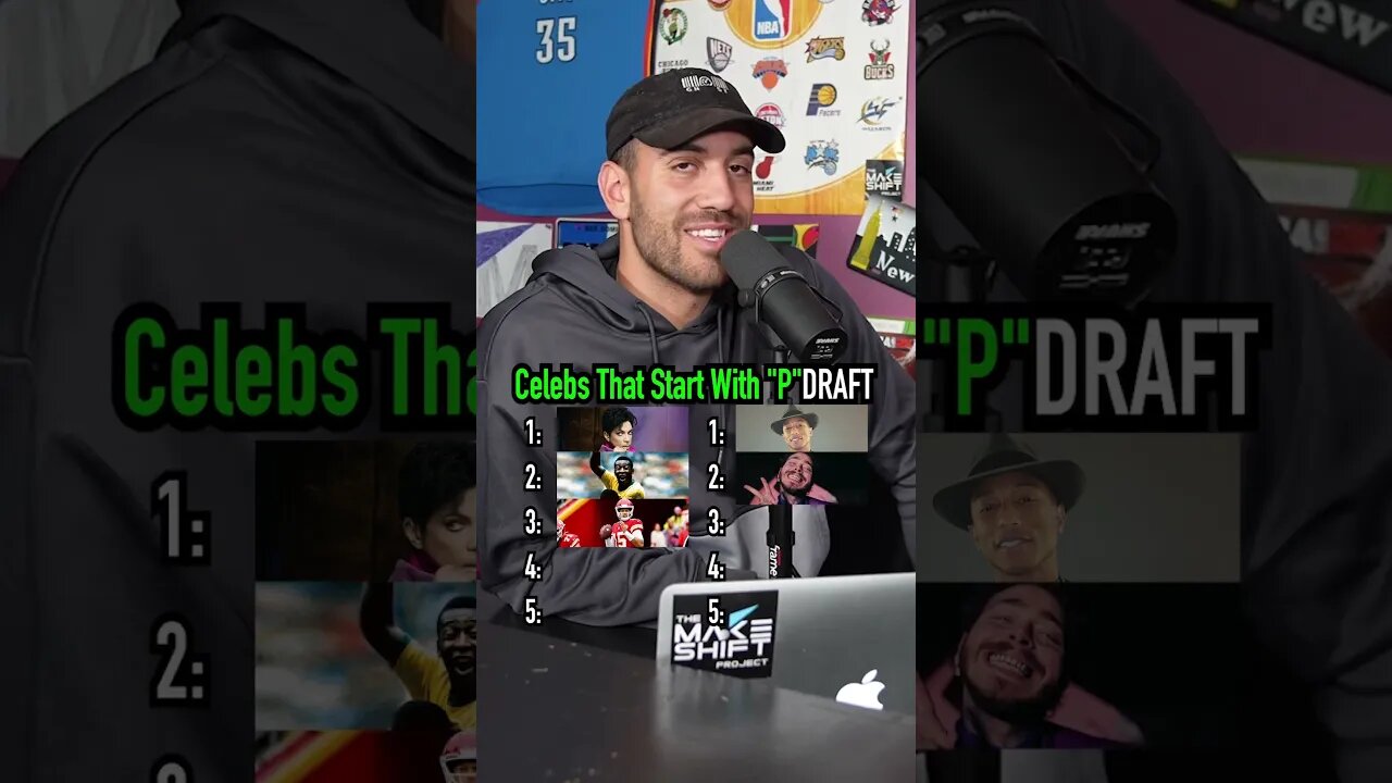 Drafting Celebrities That Start With P!! Who You Got? #shorts #celebrities #draft #p #podcast