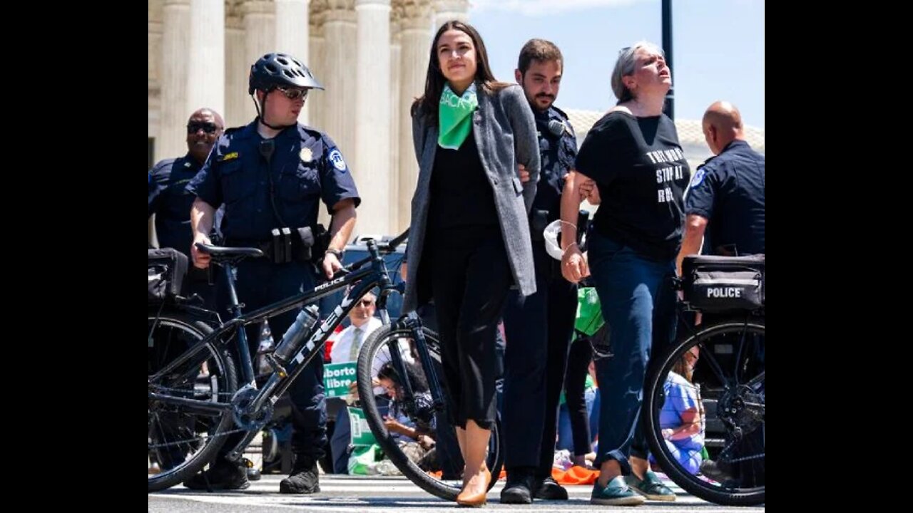 AOC, Congress Members Arrested at Supreme Court Protest