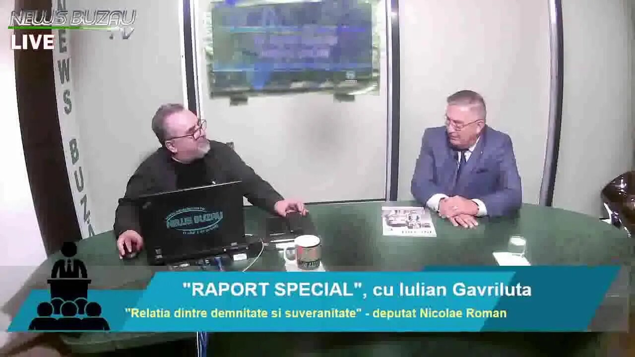 LIVE - TV NEWS BUZAU - RAPORT SPECIAL, cu Iulian Gavriluta. Demnitate si suveranitate - deputat N…