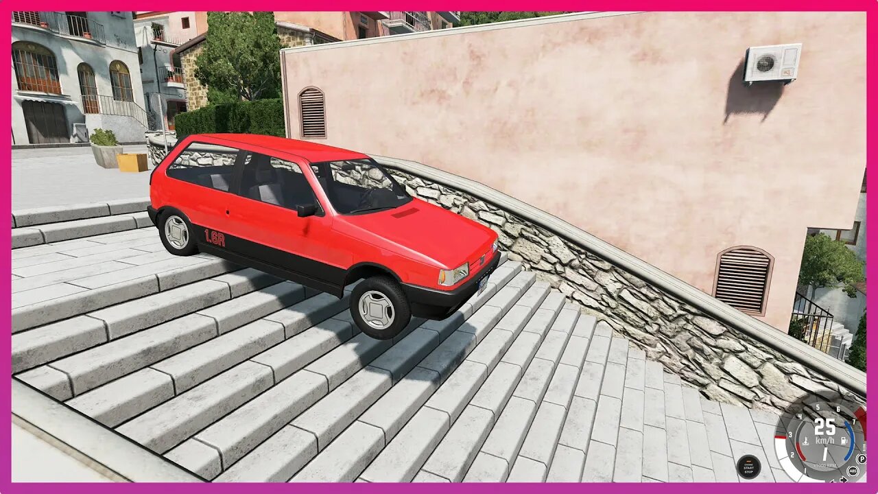 TruckFails | Cars vs Dangerous Stairs #210 | BeamNG.Drive |TrucksFails