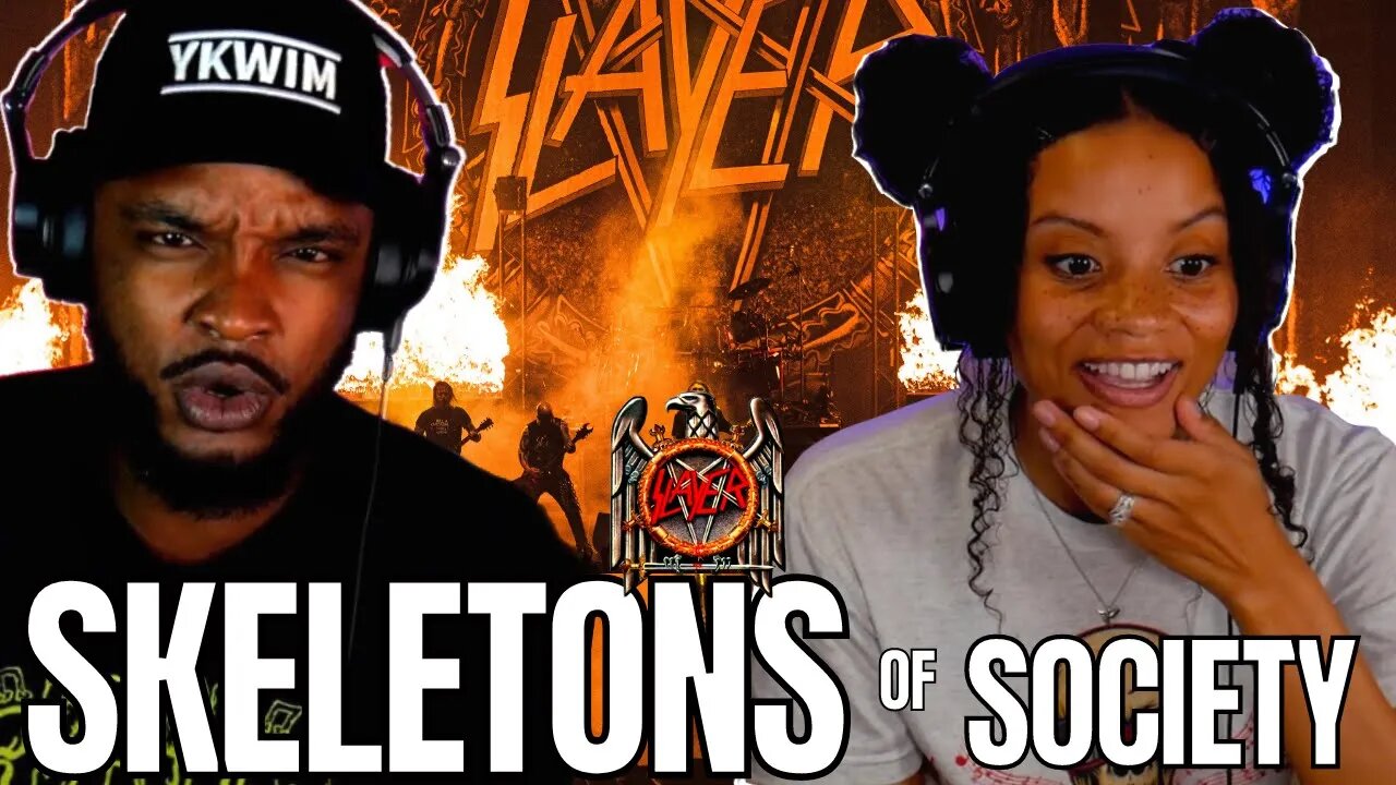 🎵 Slayer - Skeletons of Society REACTION