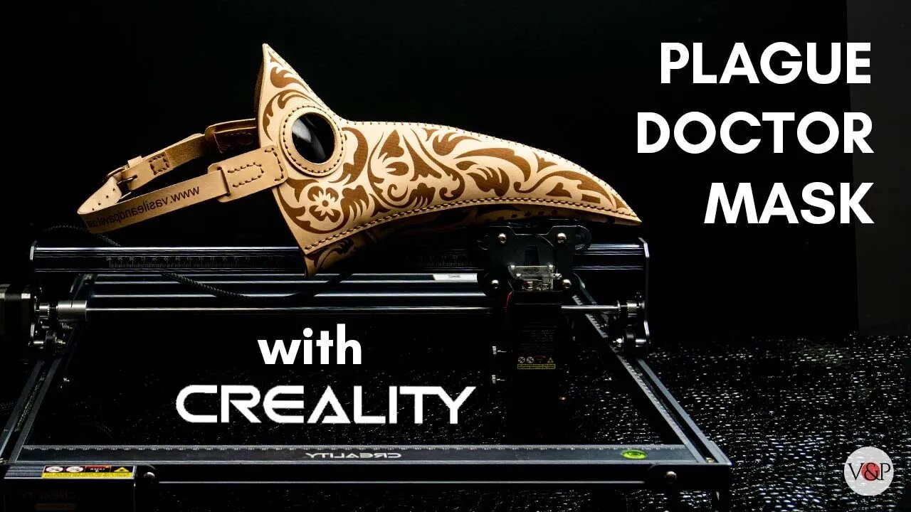 Engrave a Plague Doctor Mask with a Creality Machine