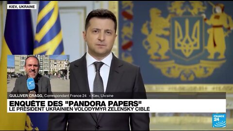 Le Président ukrainien ZELENSKY cité dans les Pandora Papers