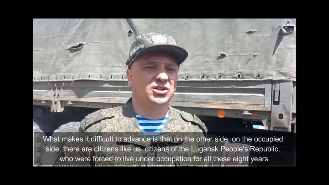 "Ukrainian troops are literally putting civilians in front of them to prevent us from hitting their equipment and armaments. They also hold people as hostages."