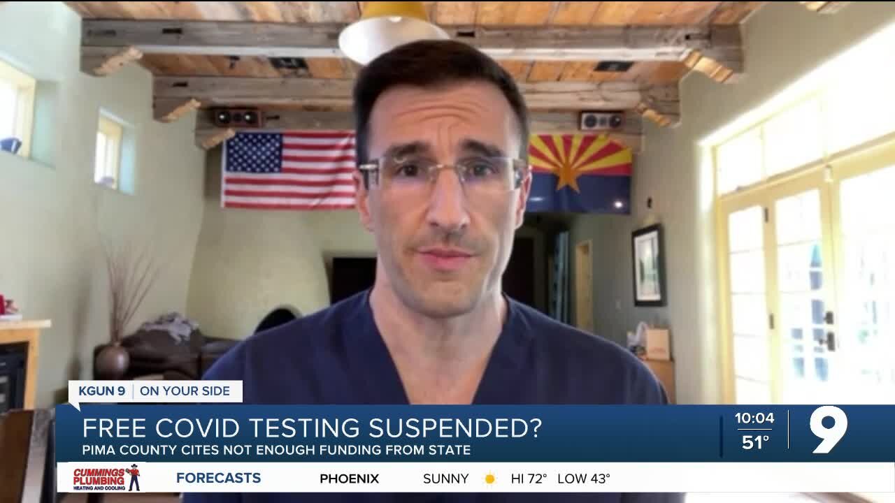 Huckelberry asks Pima County to halt COVID-19 testing due to funding shortage