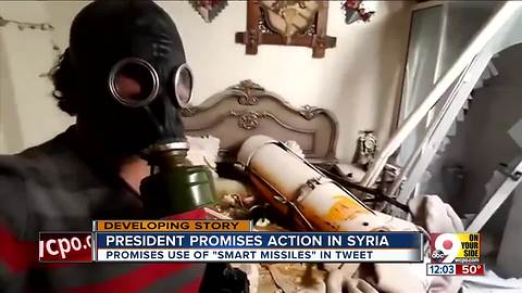 President promises action in Syria