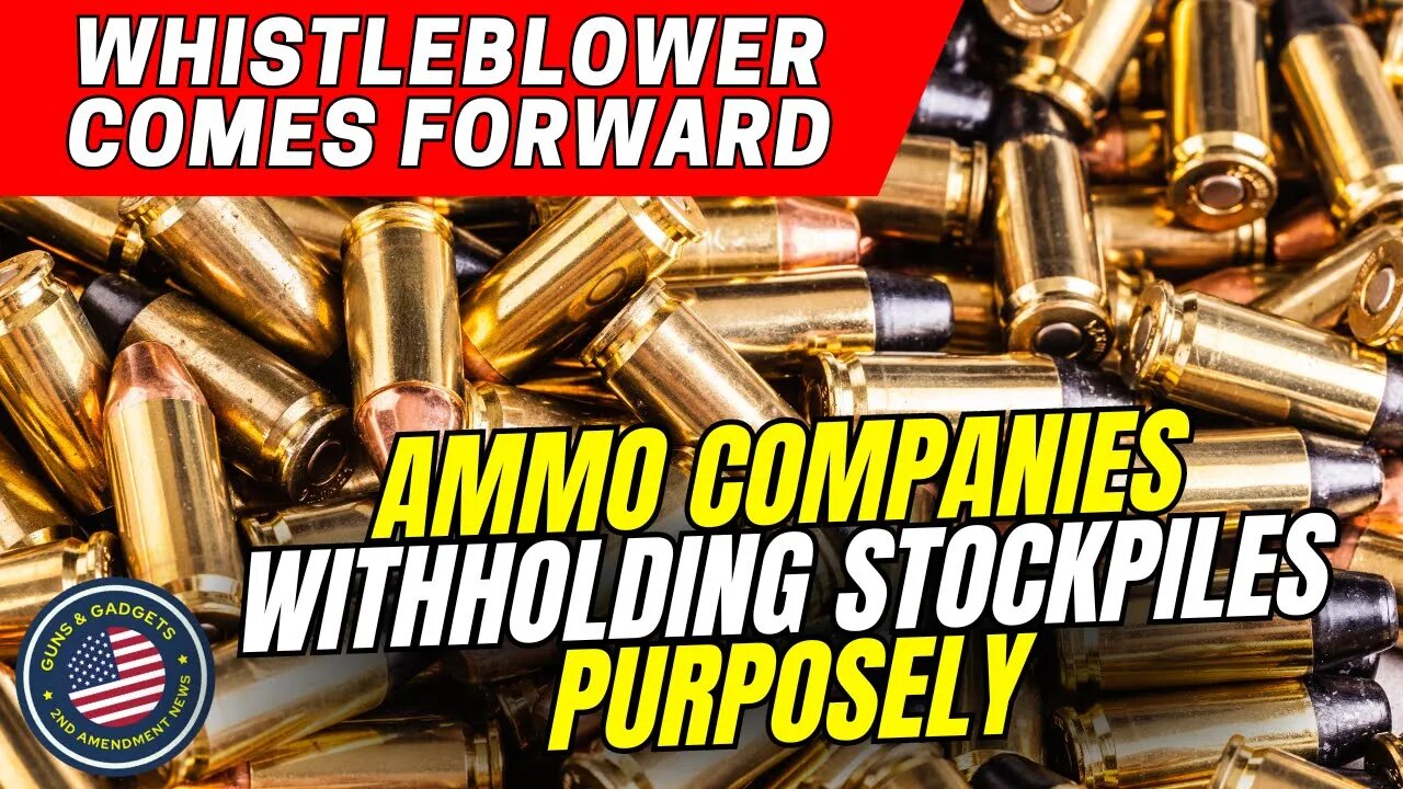 Ammo Employee Comes Forward: Companies Withholding Stockpiles Purposely?!?