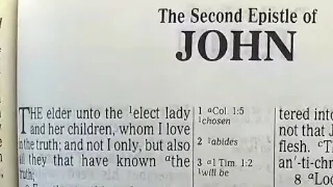 The Second Epistle of John