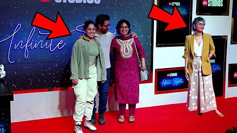 Aamir Khan Came with Daughter Ira Khan but his Ex wife Kiran Rao came Alone at Jio Studios Event