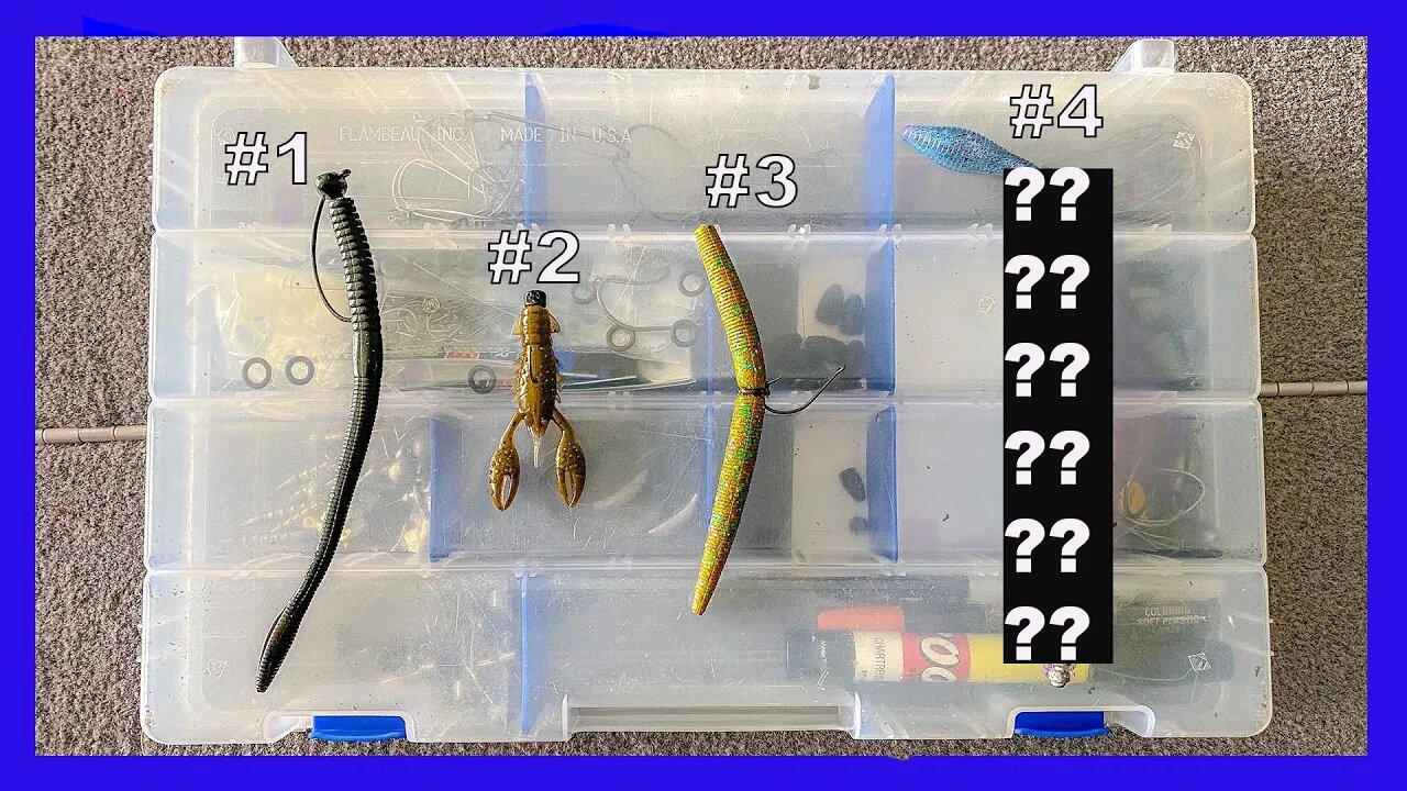 4 Baits that are GUARANTEED to catch Bass! (#4 is SNEAKY 🤫)