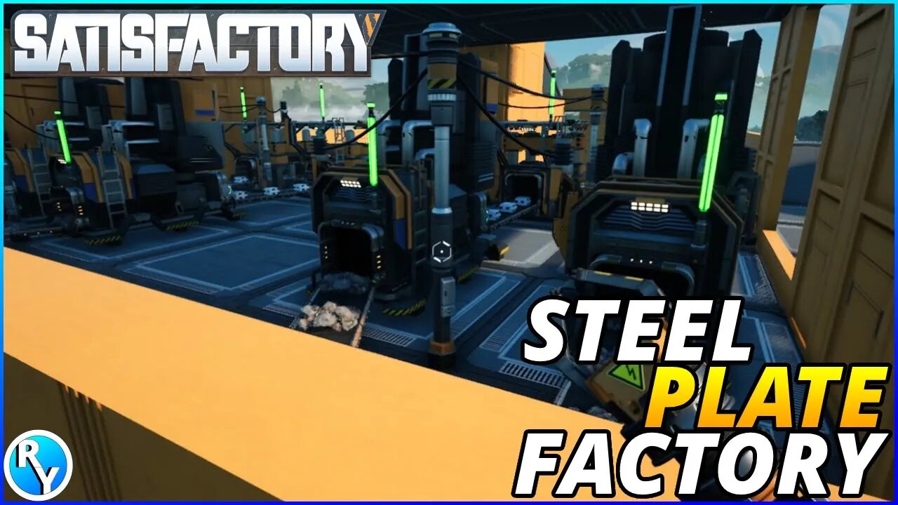 BUILDING MY FIRST SPECIALISED FACTORY!! - SATISFACTORY GAMEPLAY