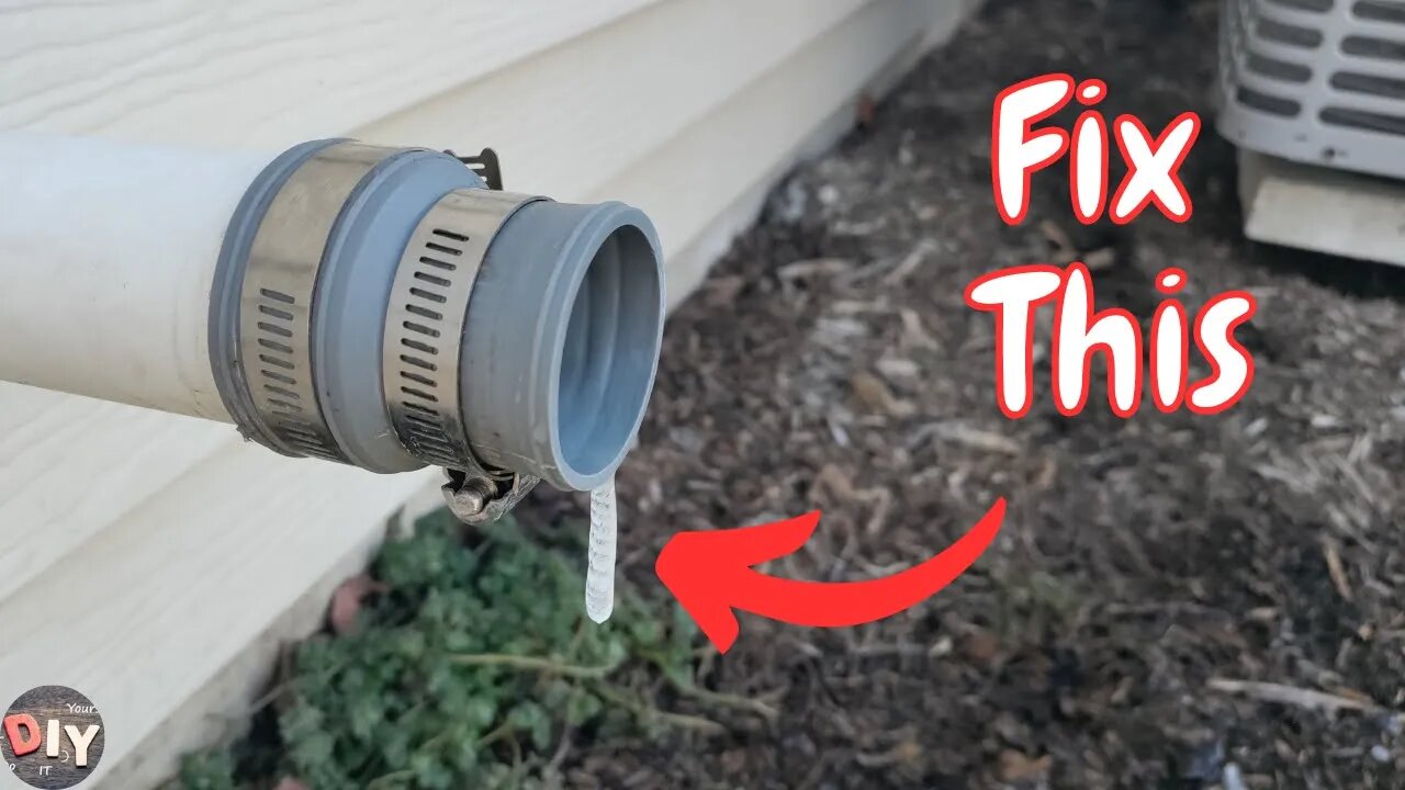 Easy fix for a frozen Sump pump line