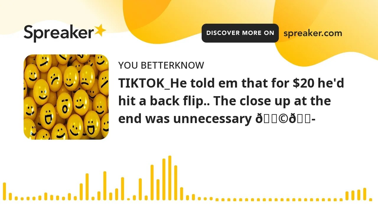 TIKTOK_He told em that for $20 he'd hit a back flip.. The close up at the end was unnecessary 😩ðŸ˜