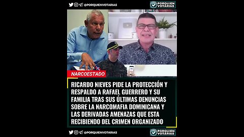 ⚡️RICARDO NIEVES PIDE LA PROTECCIÓN Y RESPALDO A RAFAEL GUERRERO Y SU FAMILIA