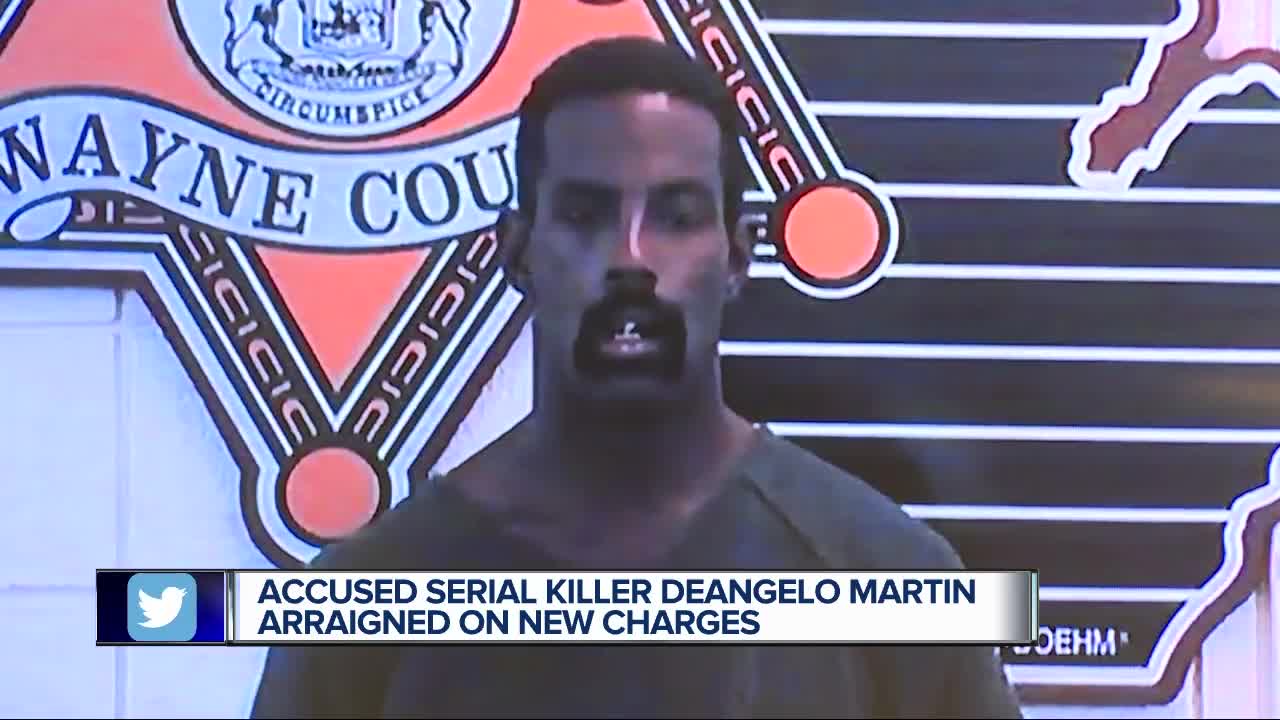 Suspected serial killer Deangelo Kenneth Martin arraigned on charges in assault of second woman