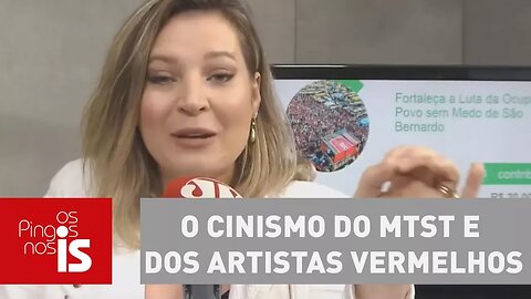 Joice: O cinismo do MTST e dos artistas vermelhos