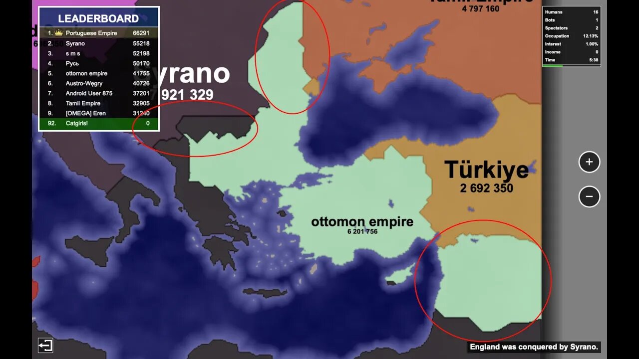 Territorial.io: weird borders V