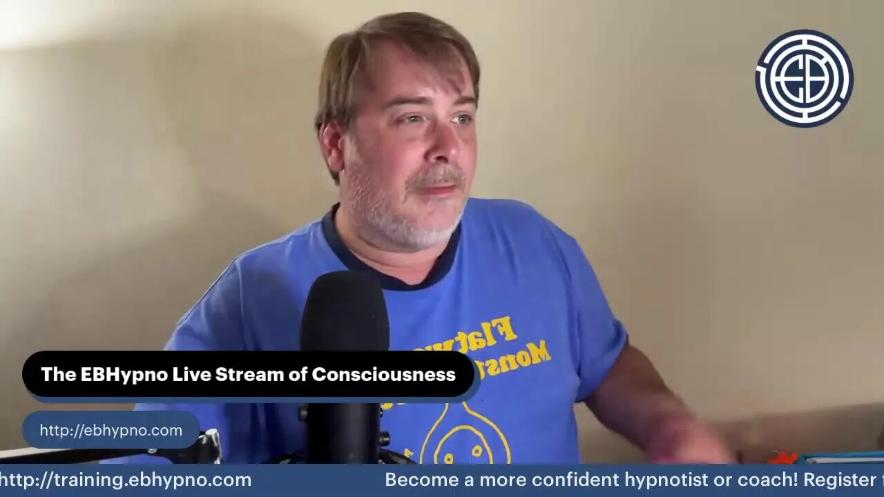EBHypno Live Stream of Consciousness