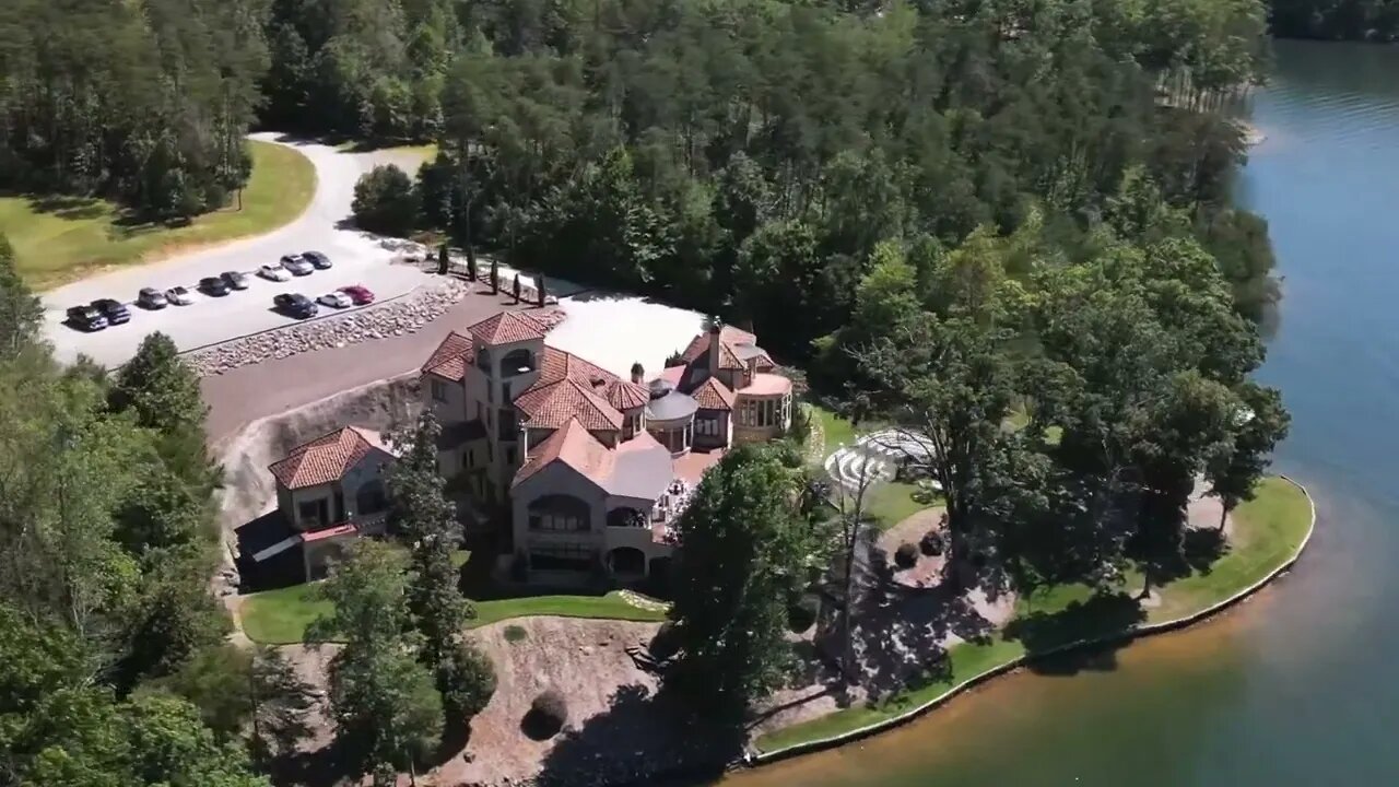 Breathtaking Aerial Tour: Bella Collina Mansion n Stokedale, NC