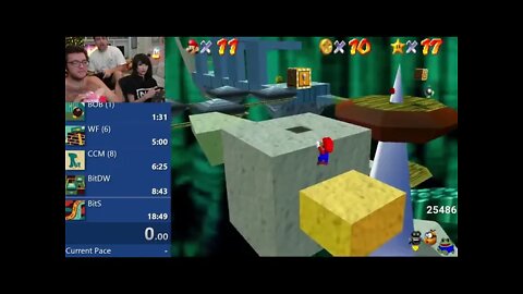 Mizkif and Simply peepoTalk While Emiru Grinds SM64