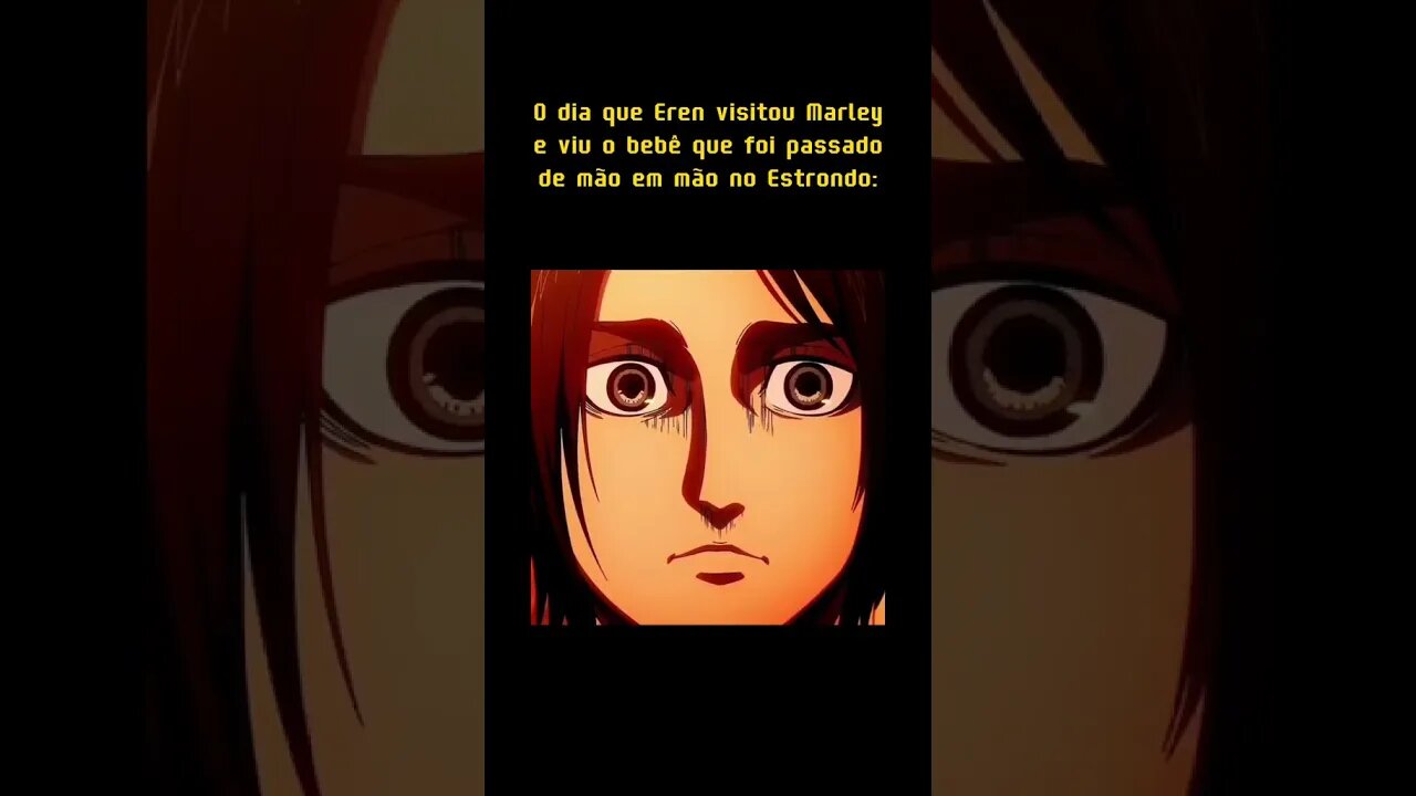 Esse dia foi tensooo!!! #eren #erenjaeger #attackontitan #shingekinokyojin #estrondo