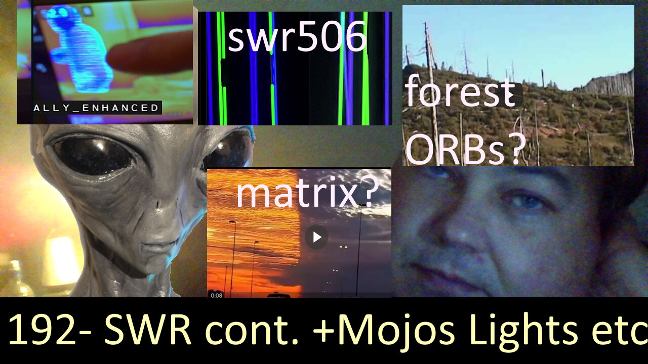 Live Chat with Paul; -192- Mojos Forest Lights + SWR506&Beyond + More UFO vids analyzed solved