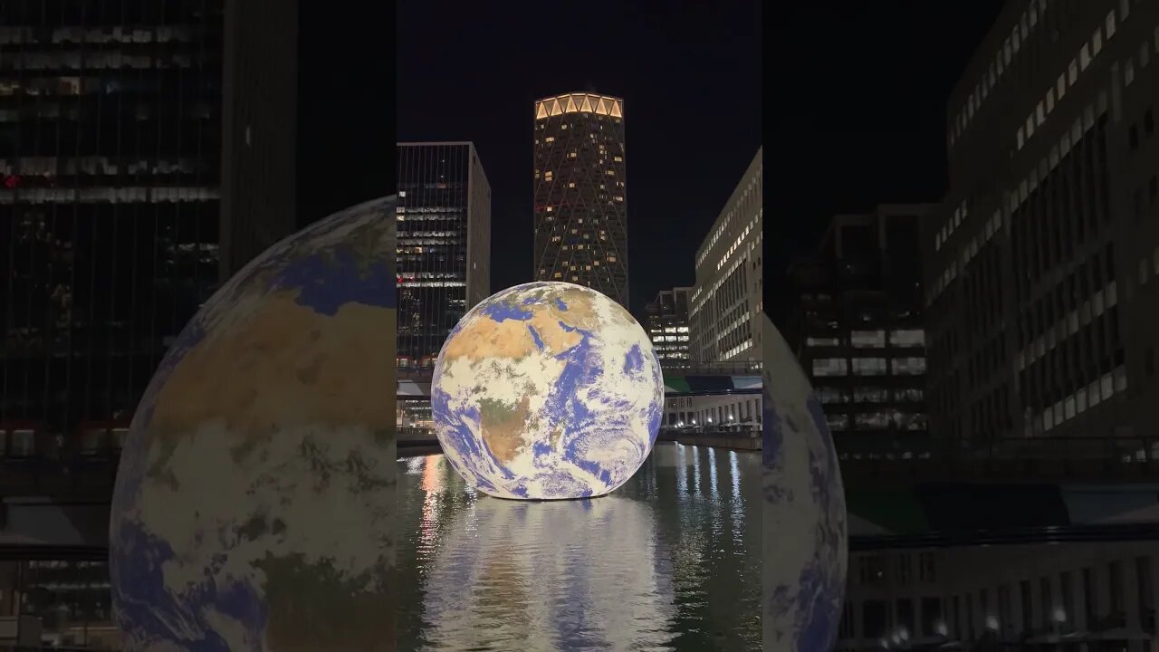 Impressive Floating Earth Installation in London! Wow 🤯