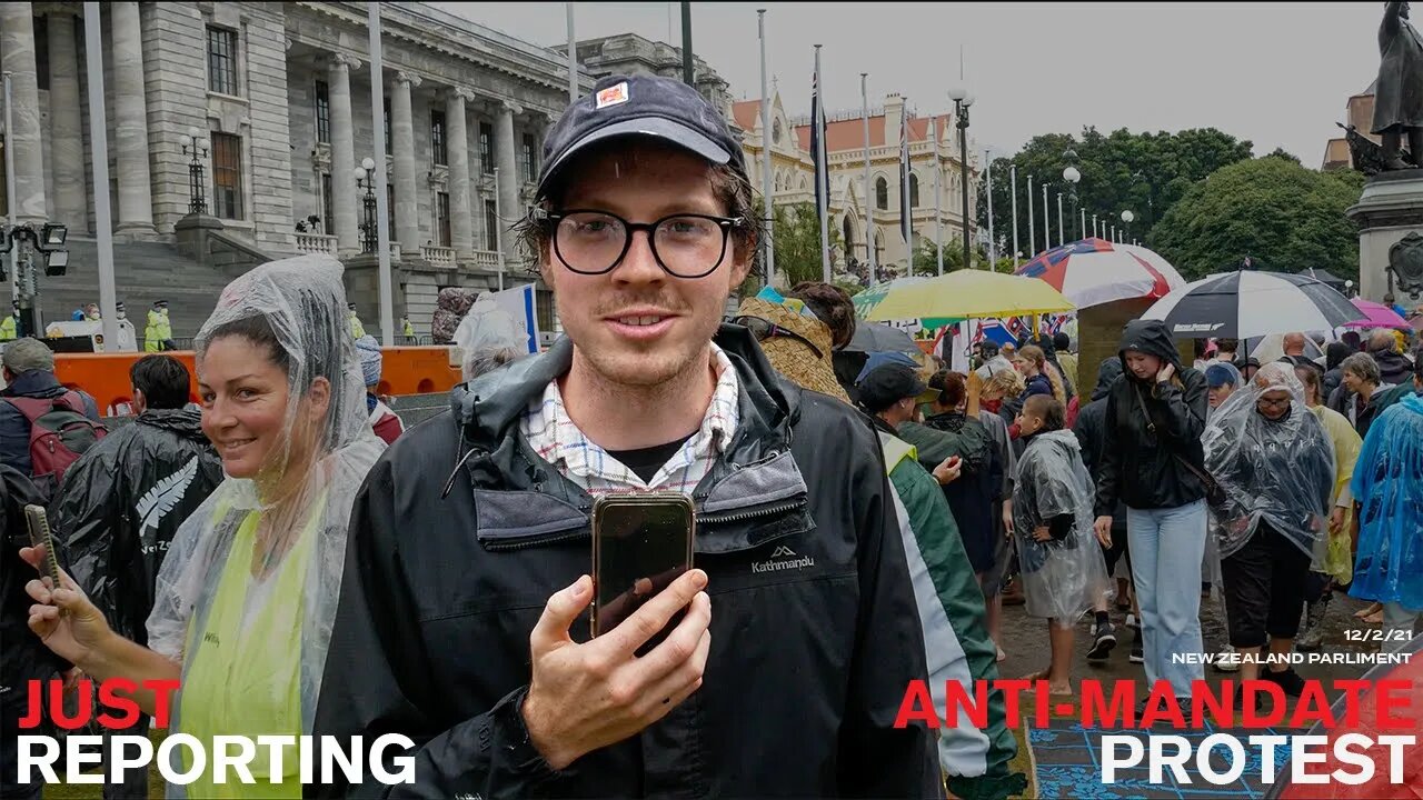 Anti Mandate Protest - Parliament, Wellington, NZ - 12 Feb 2022