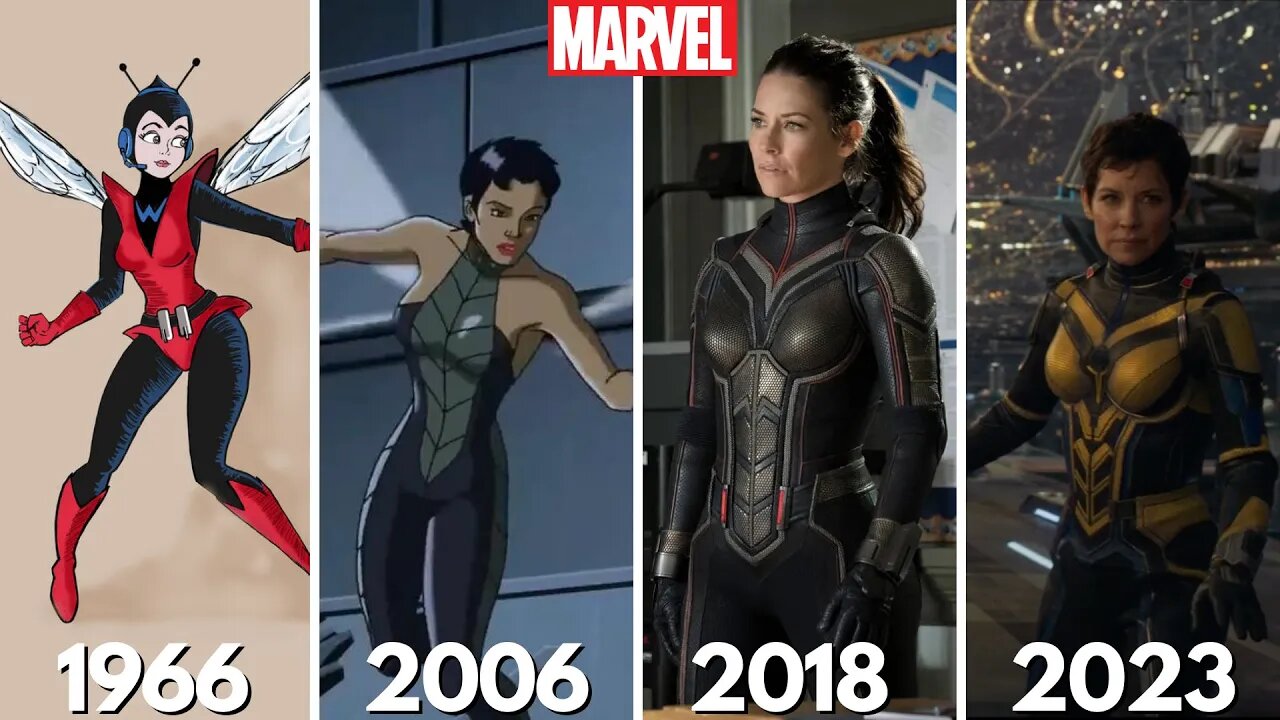 Evolution Of The Wasp In Movies Cartoons & TV (1966-2023)