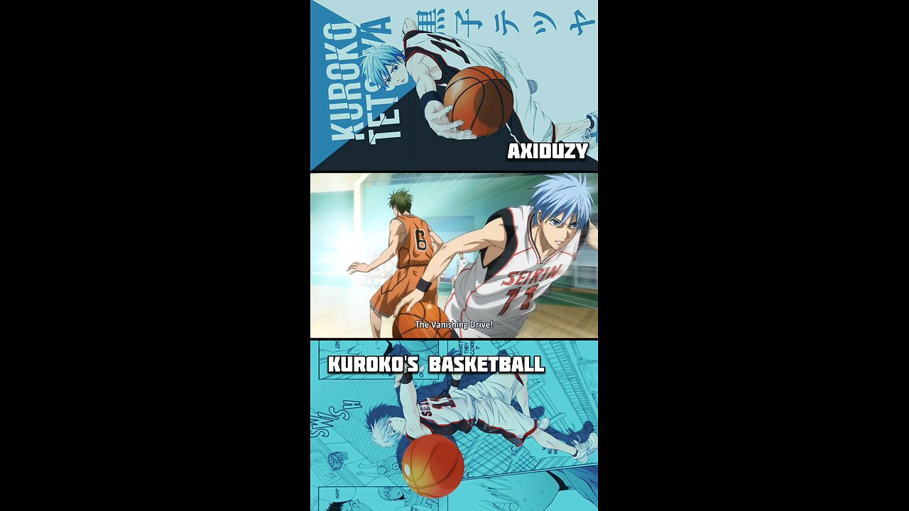 Kuroko's Vanishing Drive🤯 #anime #animeedit #animeedits #kurokonobasket #kurokotetsuya #kagamitaiga