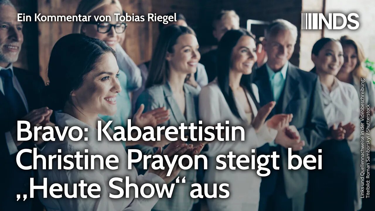 Bravo: Kabarettistin Christine Prayon steigt bei „Heute Show“ aus | Tobias Riegel | NDS-Podcast