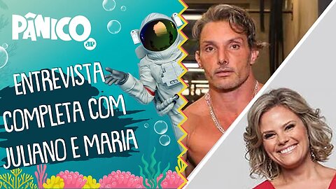 Assista à entrevista com Juliano Ceglia e Maria Cândida na íntegra
