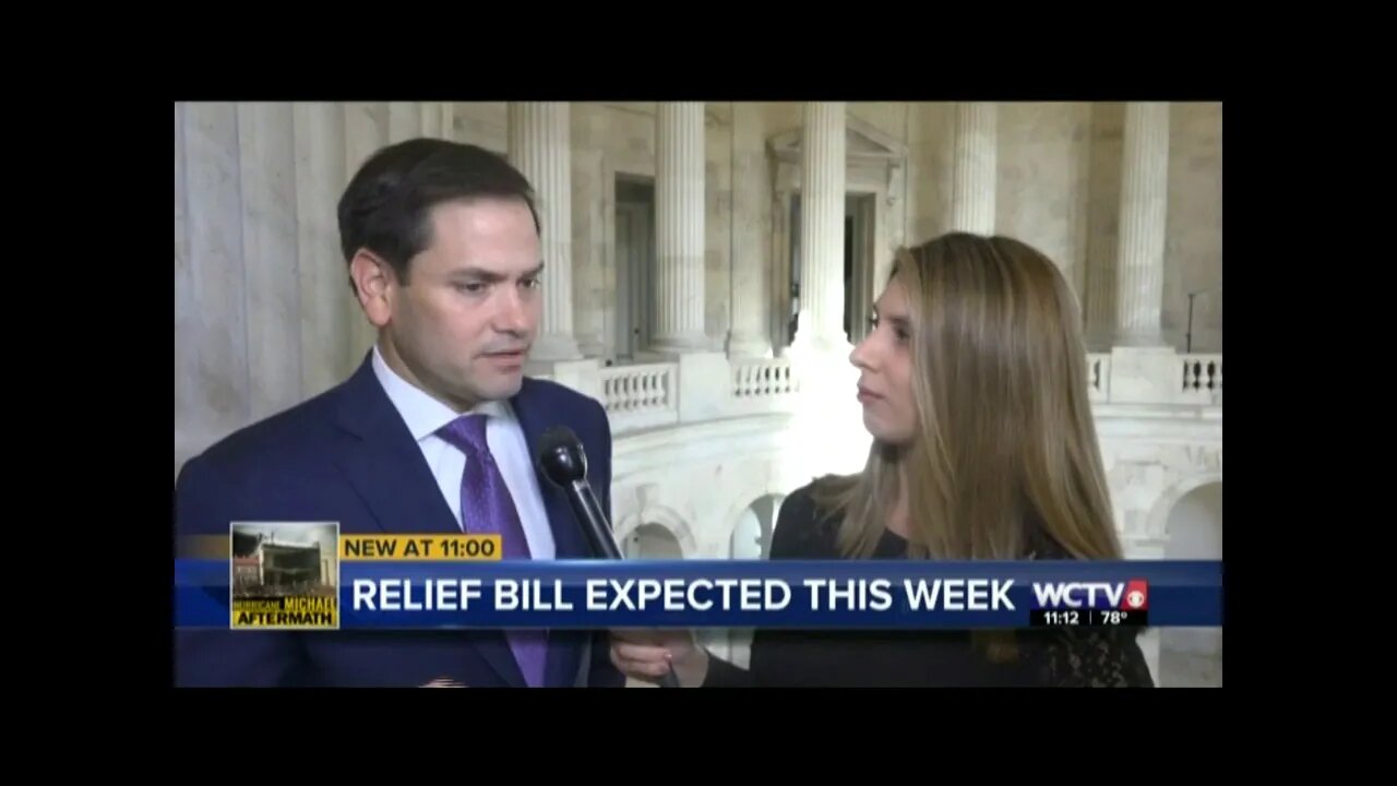 Rubio Talks to WCTV About Disaster Relief for NW Florida