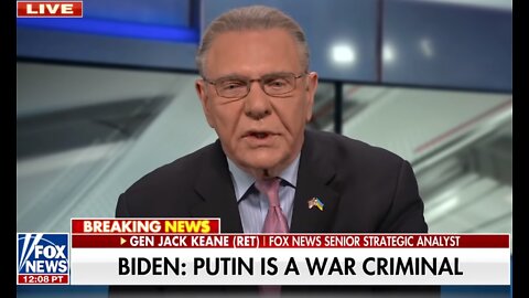 Keane: US has to identify war criminals working with Putin | Fox News Shows 3/16/22