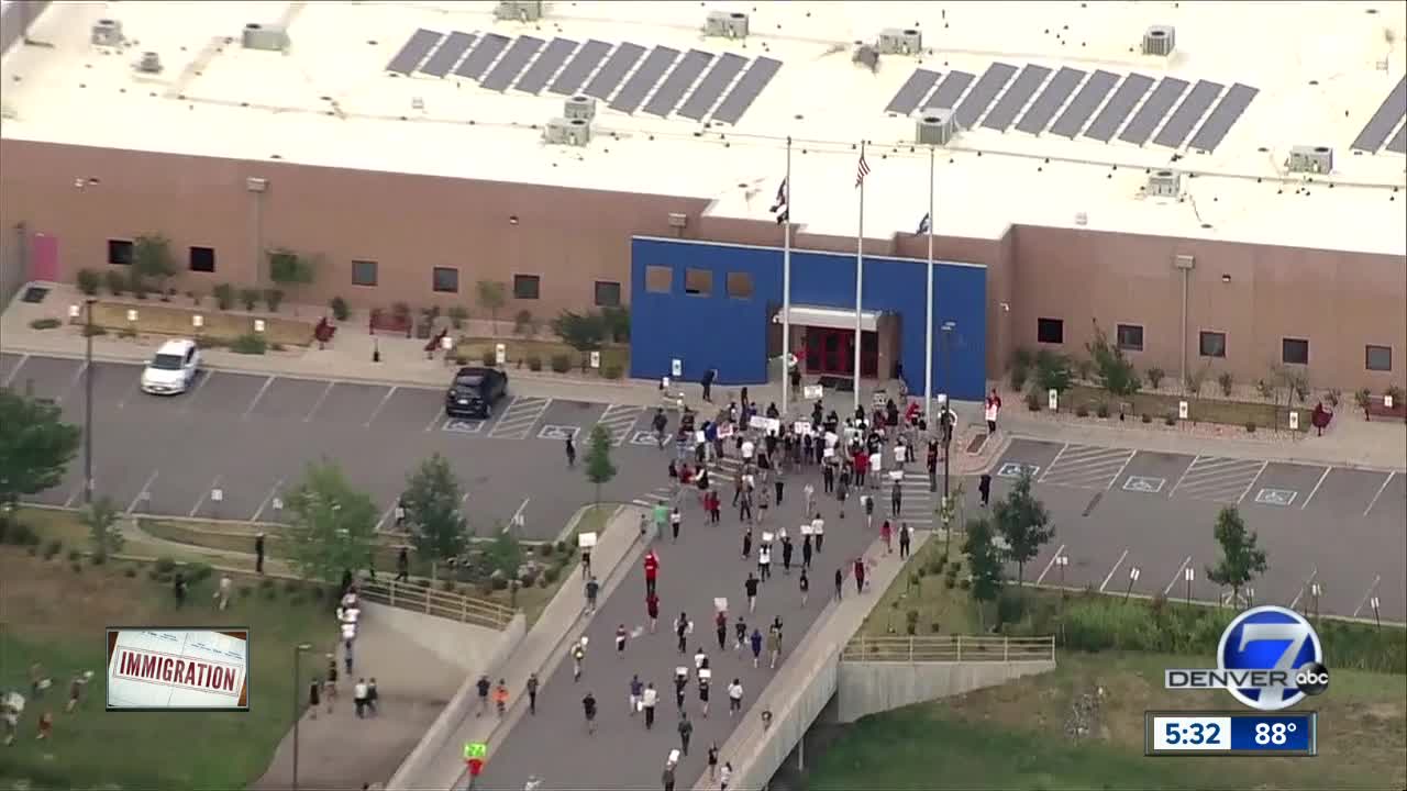 Raising of Mexican flag during Colorado ICE protest sparks outrage from rally organizers, DA
