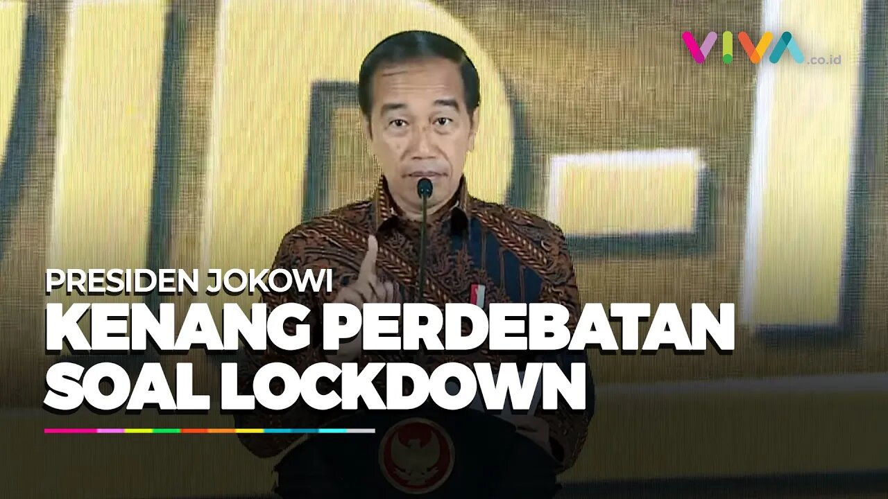 Cerita Jokowi Debat Putuskan Lockdown atau Tidak, Indonesia Tuai Pujian Dirjen WHO