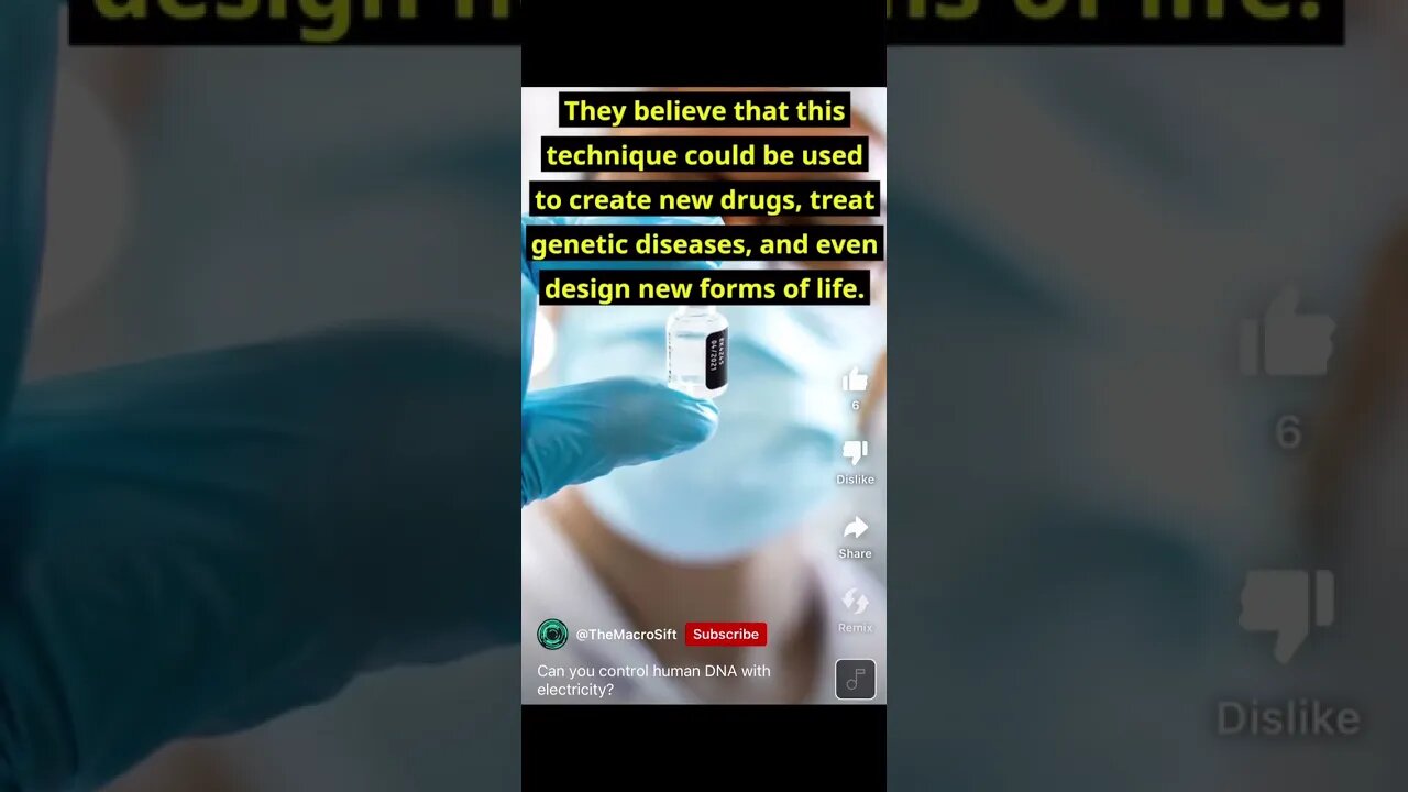 Controlling human dna 🧬 by electricity ⚡️ ! The M. of the B. Link in description!