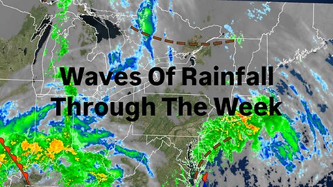 Waves Of Rainfall Through The Week
