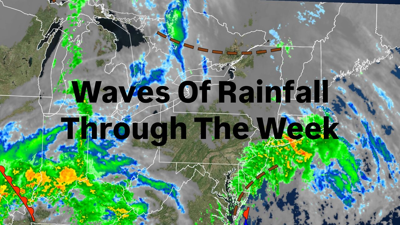 Waves Of Rainfall Through The Week