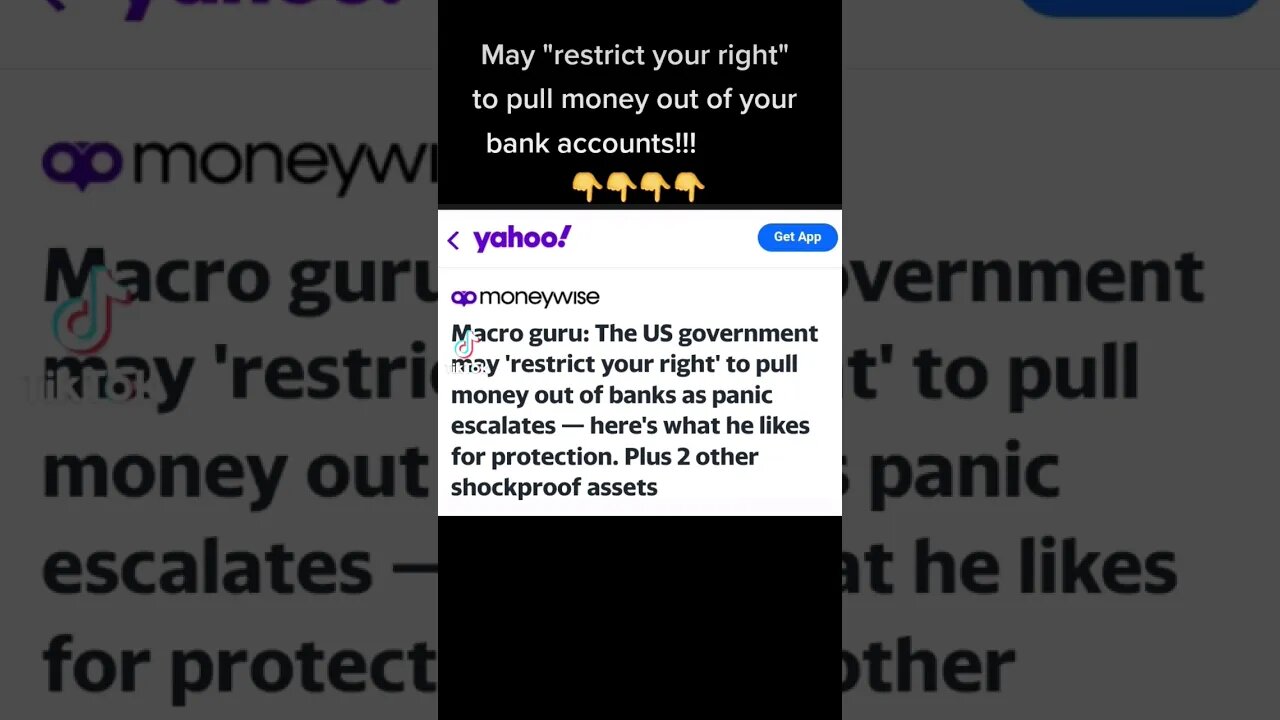 U.S. banks may RESTRICT YOU RIGHT to access your 💰money in bank accounts SOON...WTF!
