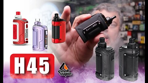 Geekvape H45 Classic - O Novo Pod Mod pra usar Nic Salt ou Freebase