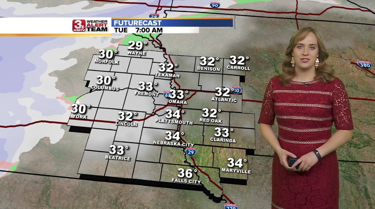 Audra's Tuesday Forecast