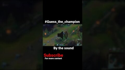 Guess the champion - League of legends | ep 4 #leagueoflegends #guess_the_champion #shorts